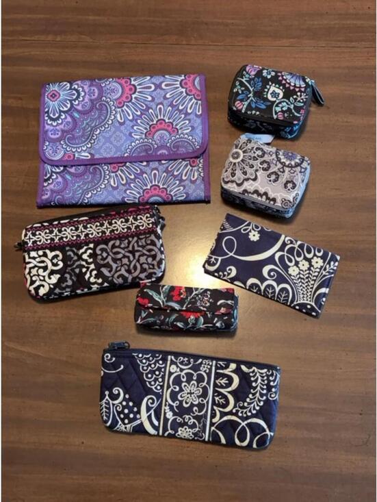 Vera Bradley Accessories - Vera Bradley Purple Floral Paisley Accessory Set